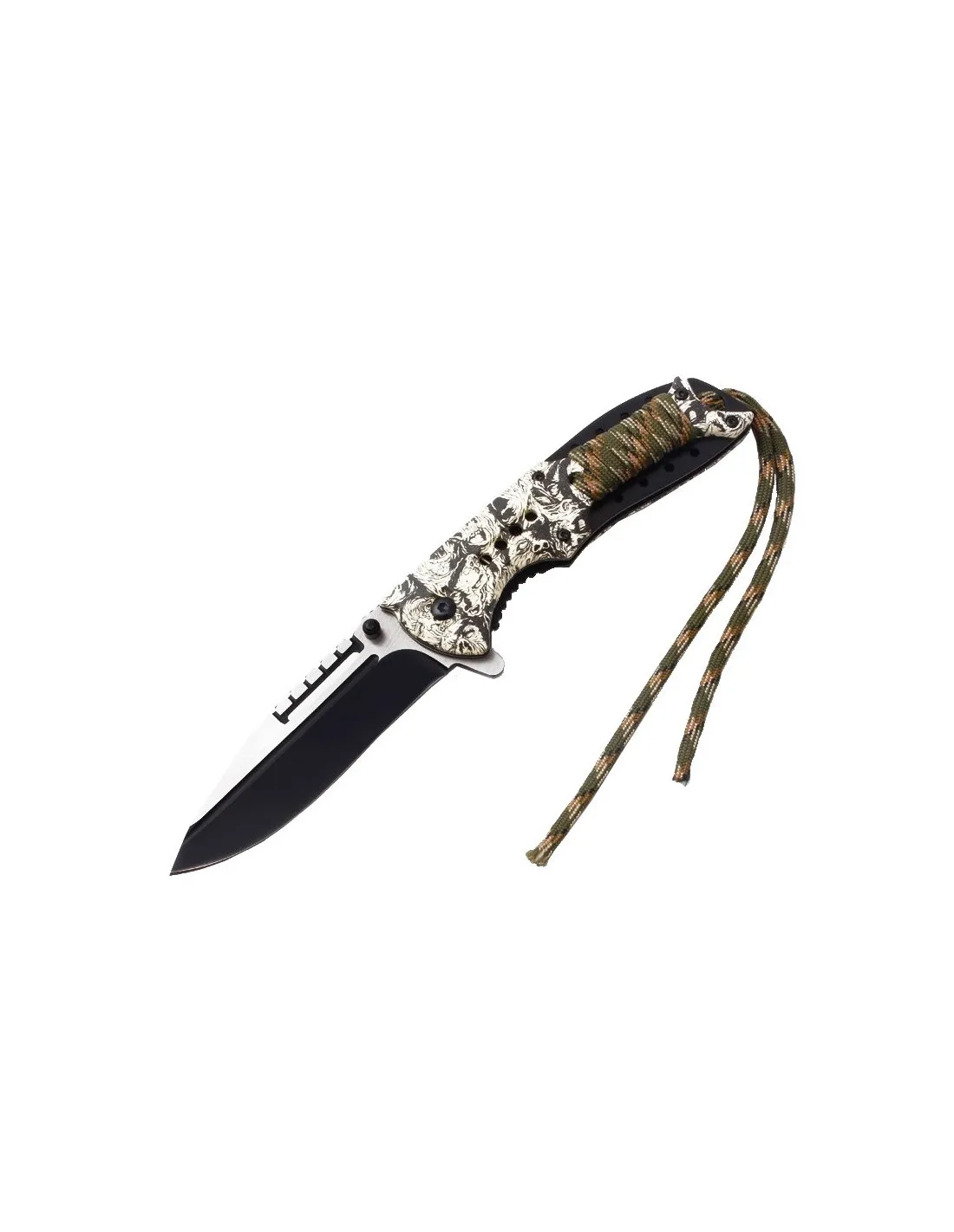 Navaja asistida SCK Calaveras (total 21,5 cm)