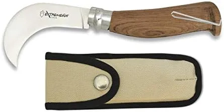 Navaja EXTREMEÑA Girolock Tranchete INOX inoxidable para Caza  Pesca  Camping  Outdoor  Supervivencia y Bushcraft Extremaña 0156