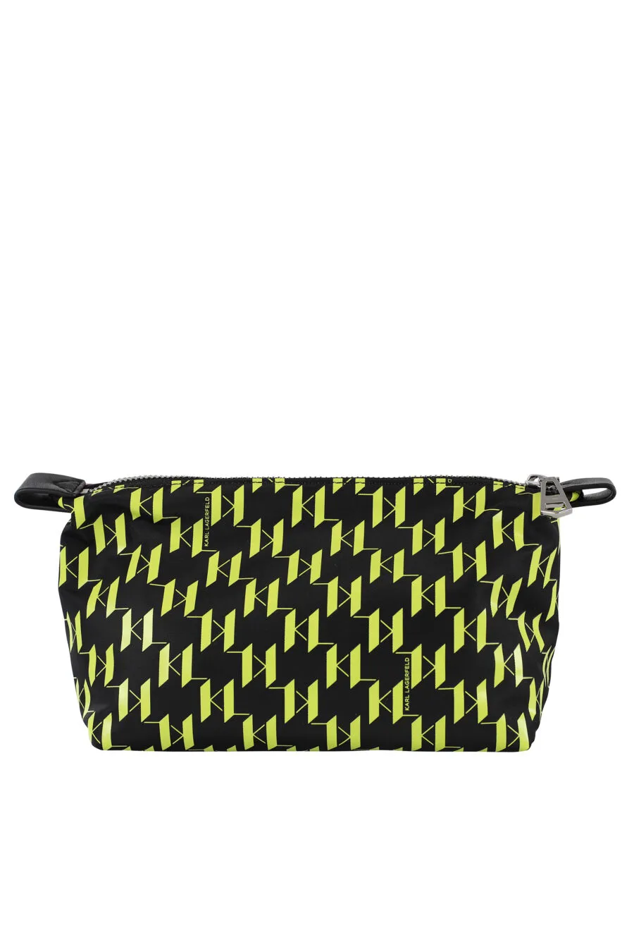Neceser negro multicolor con logo monograma