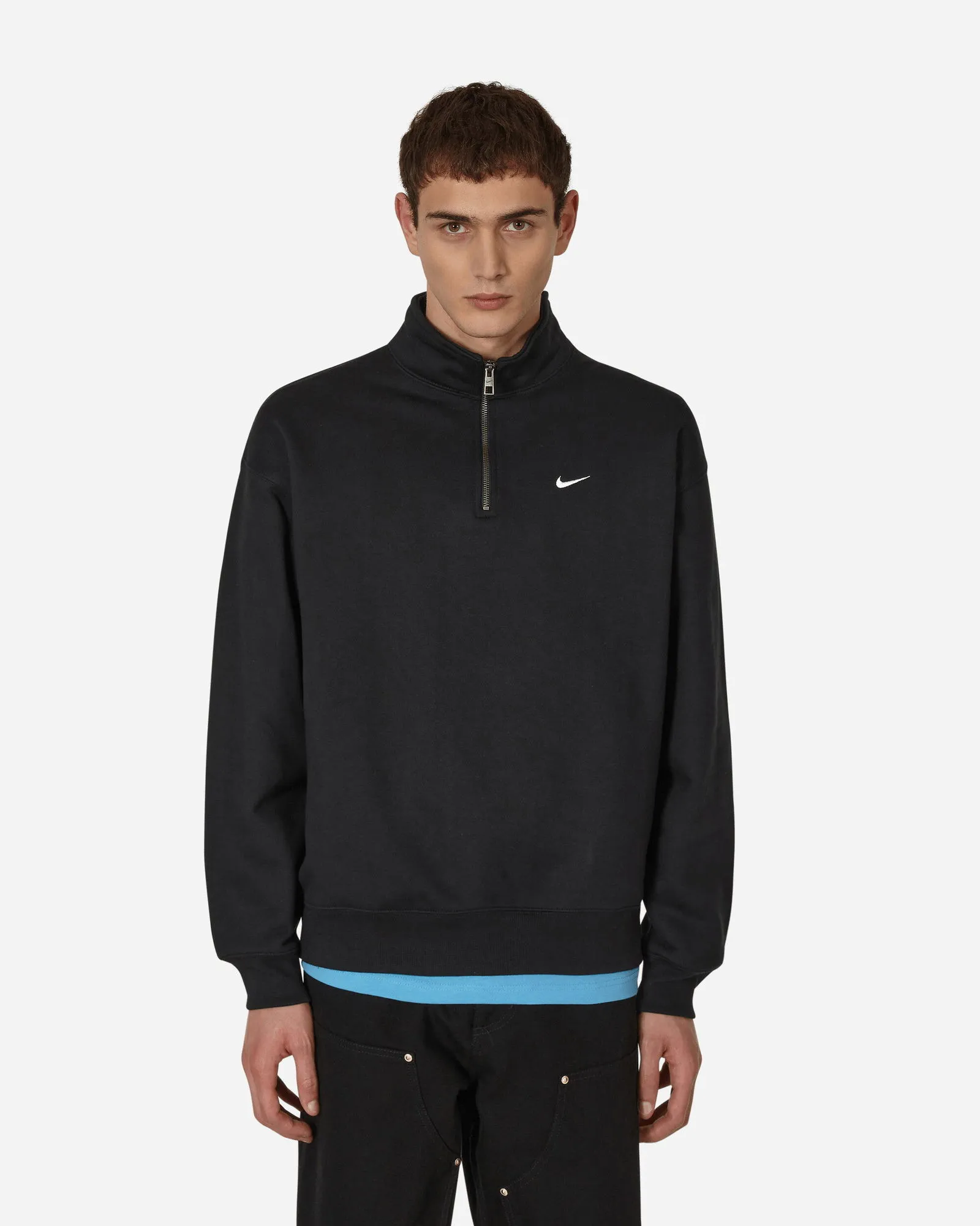 NIKE SOLO SWOOSH1/4ZIP TOP