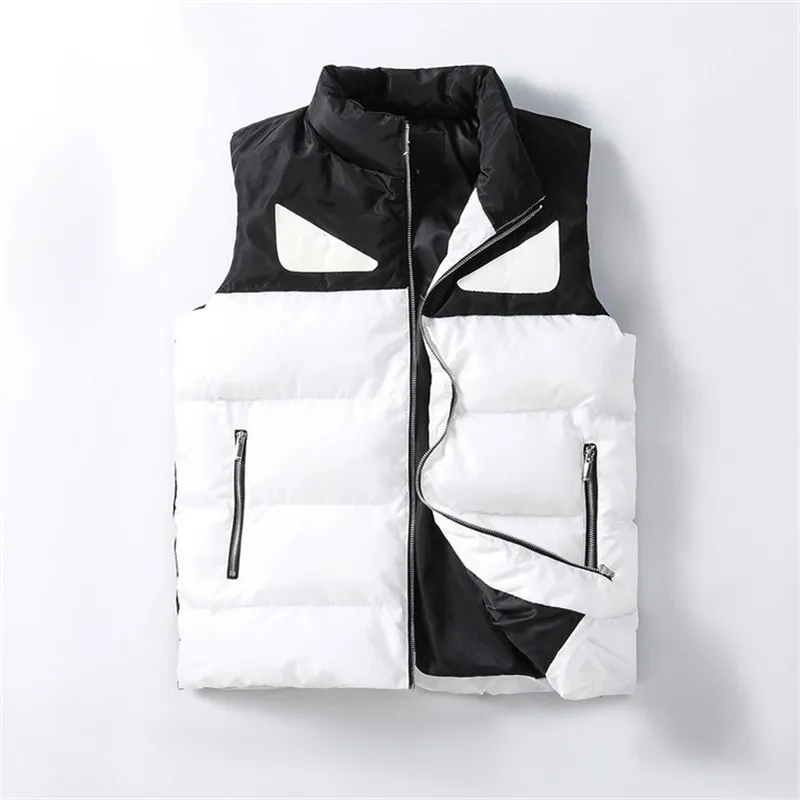 Nuevo estilo diseñador de invierno de invierno down chaleco de ropa de abrigo para hombres con chalecos de algodón sin mangas cl