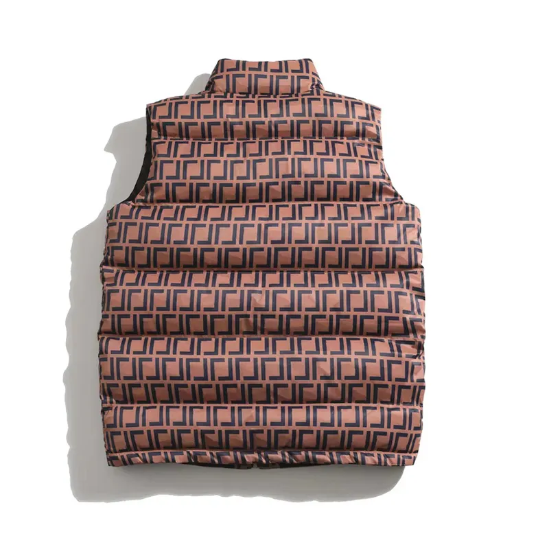 Nuevo estilo diseñador de invierno de invierno down chaleco de ropa de abrigo para hombres con chalecos de algodón sin mangas cl