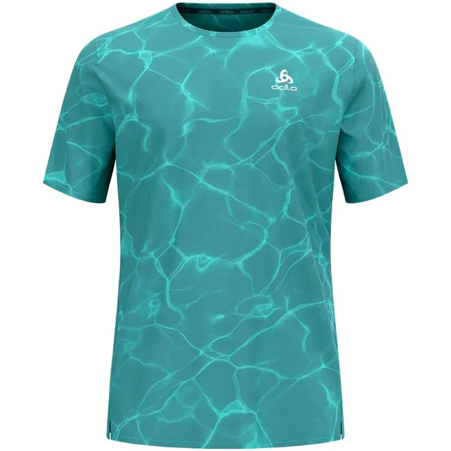 ODLO CREW SS ZEROW CHILLTEC PRINT