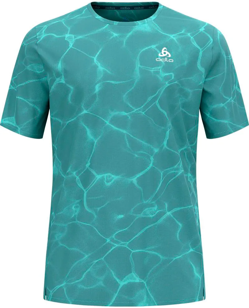 ODLO CREW SS ZEROW CHILLTEC PRINT