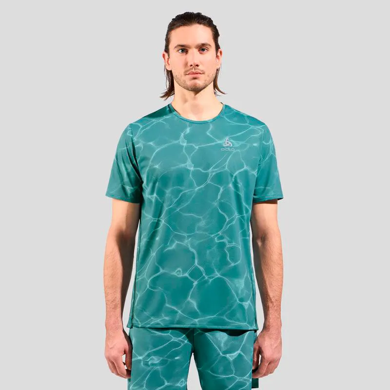 ODLO CREW SS ZEROW CHILLTEC PRINT