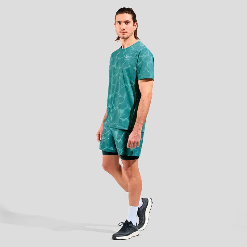ODLO CREW SS ZEROW CHILLTEC PRINT