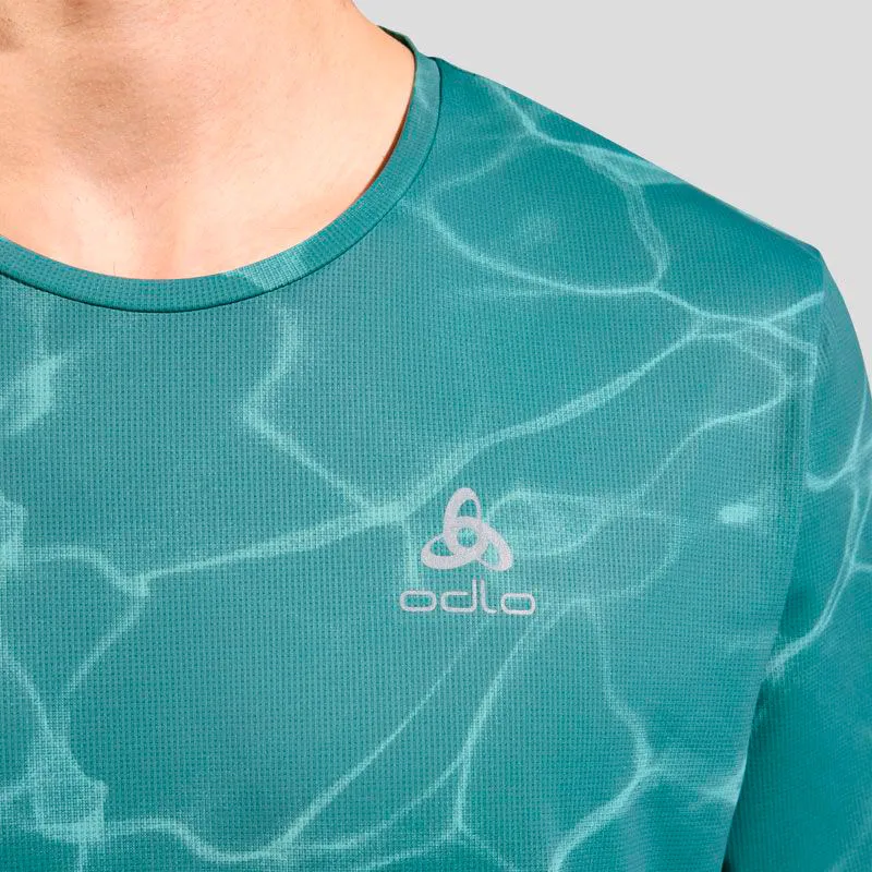 ODLO CREW SS ZEROW CHILLTEC PRINT