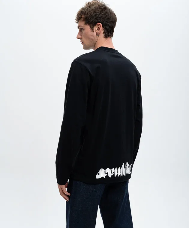 OFFWHITE BLACK LONGSLEEVE EYE WITH PRINT