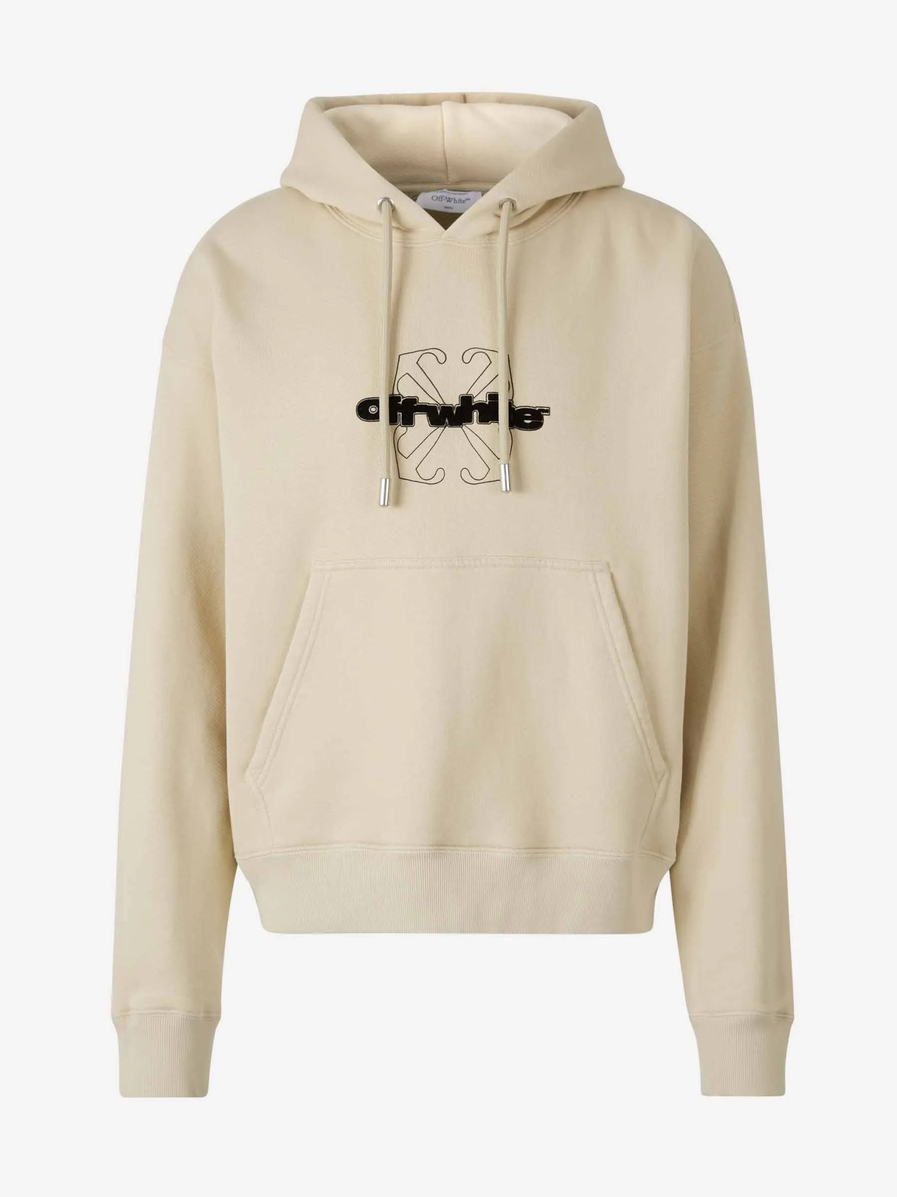 OFFWHITE SUDADERA LOGO ALGODóN