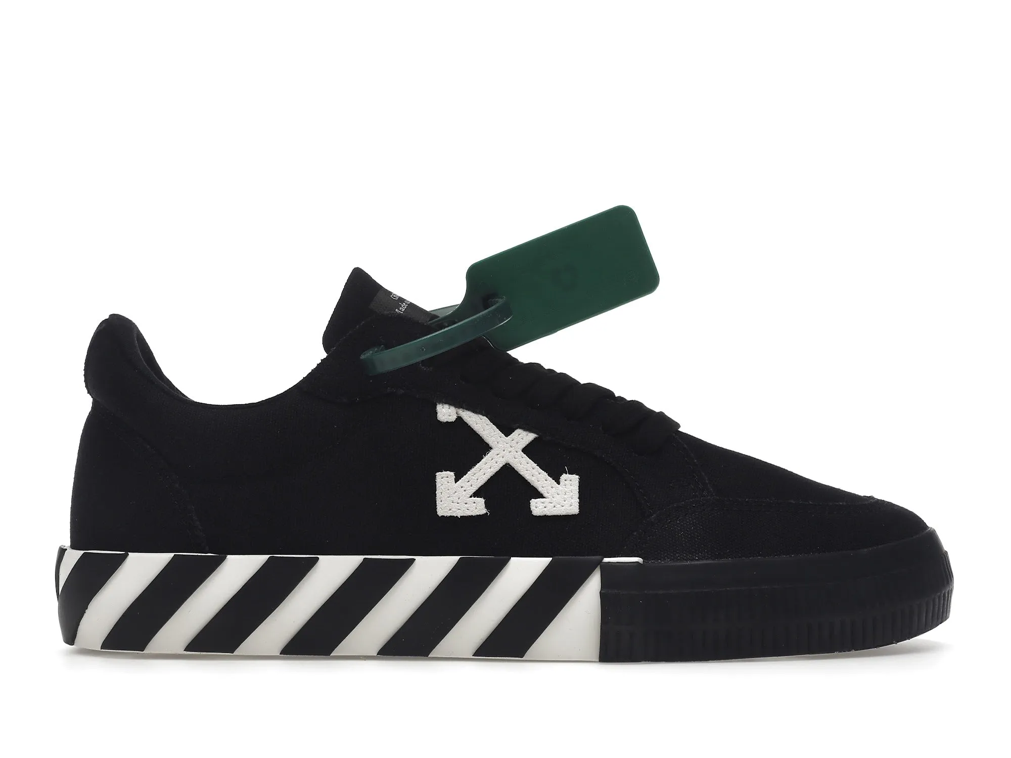 OFFWHITE VULC LOW CANVAS BLACK WHITE