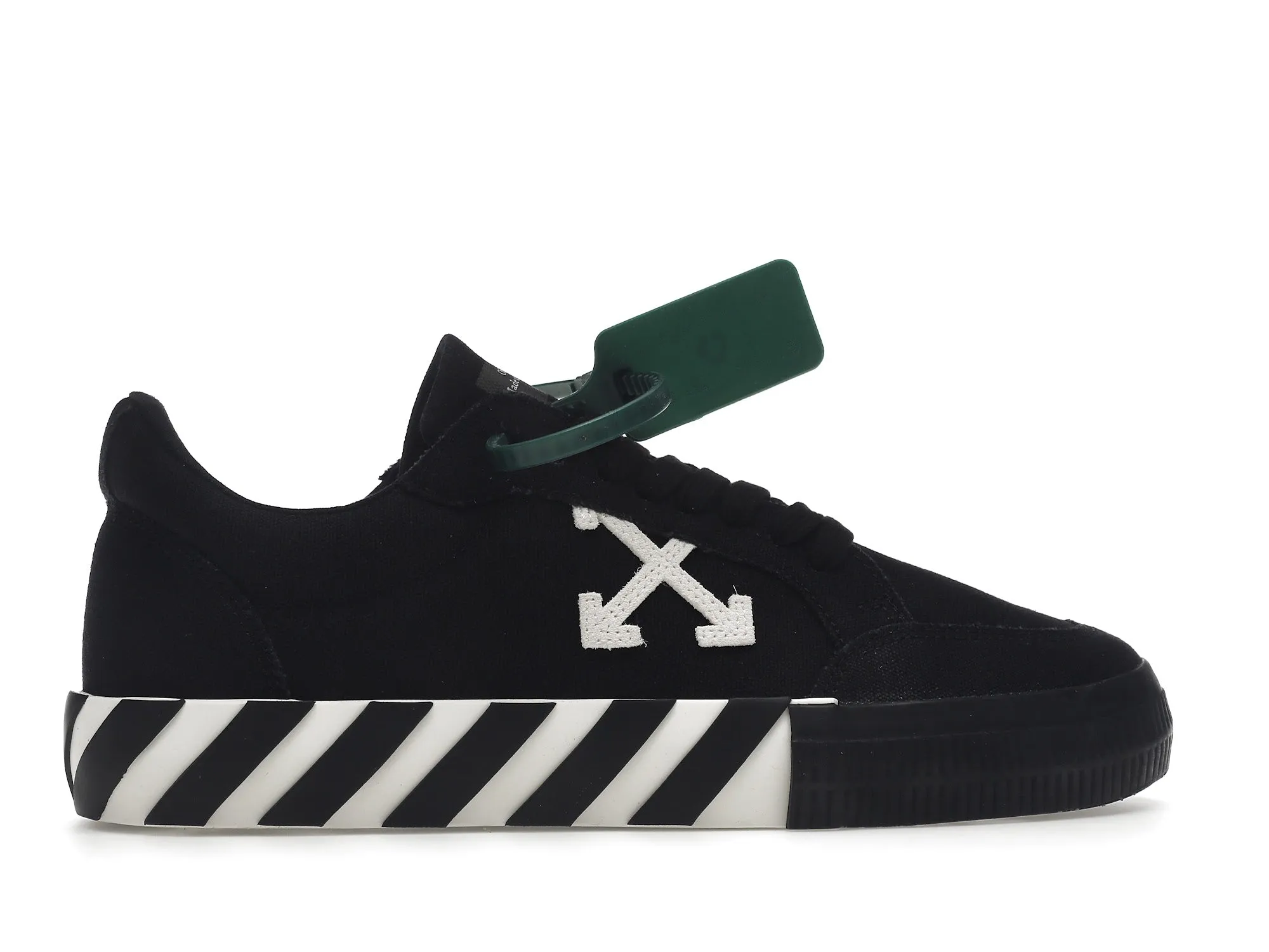 OFFWHITE VULC LOW CANVAS BLACK WHITE