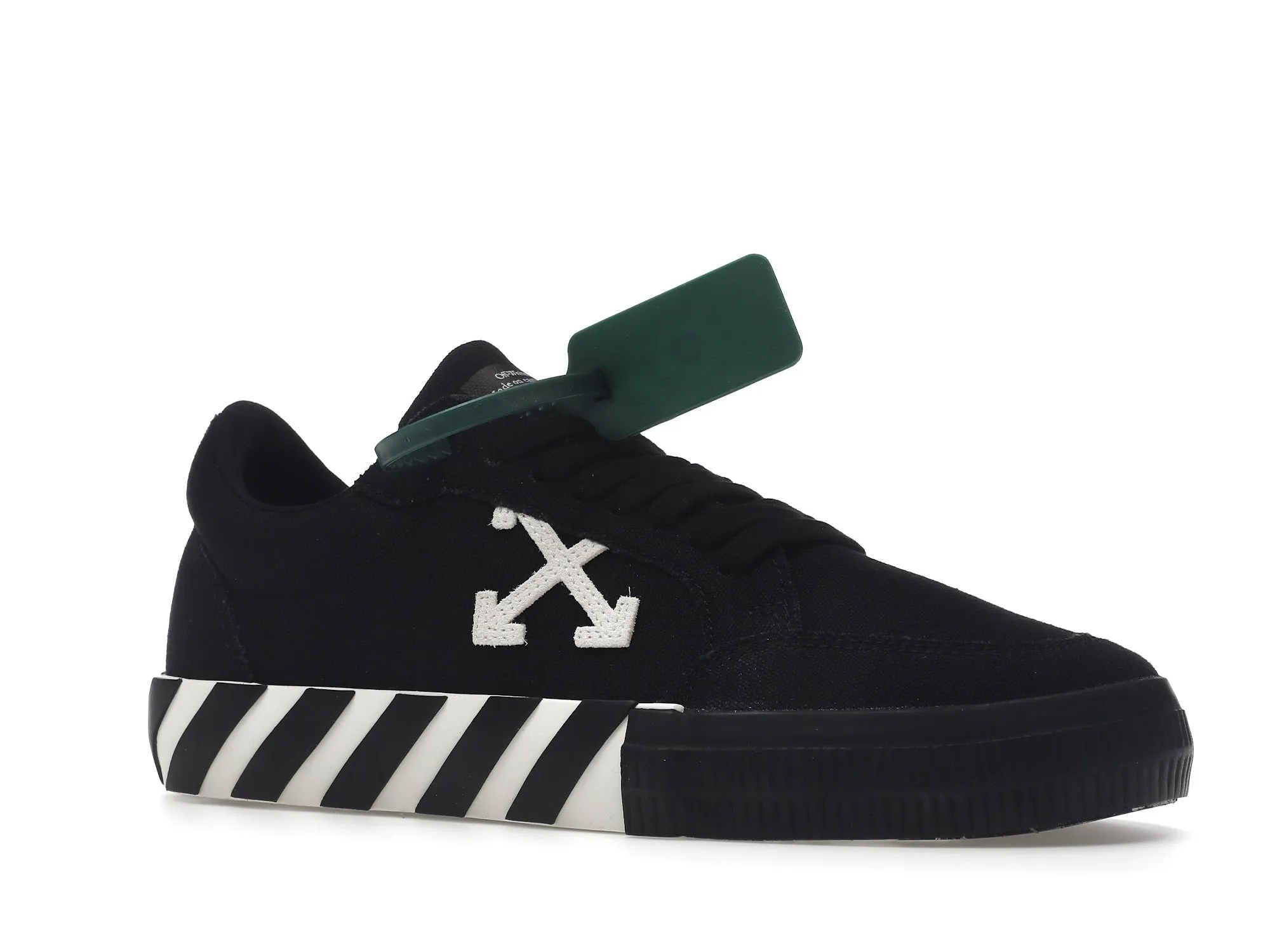 OFFWHITE VULC LOW CANVAS BLACK WHITE