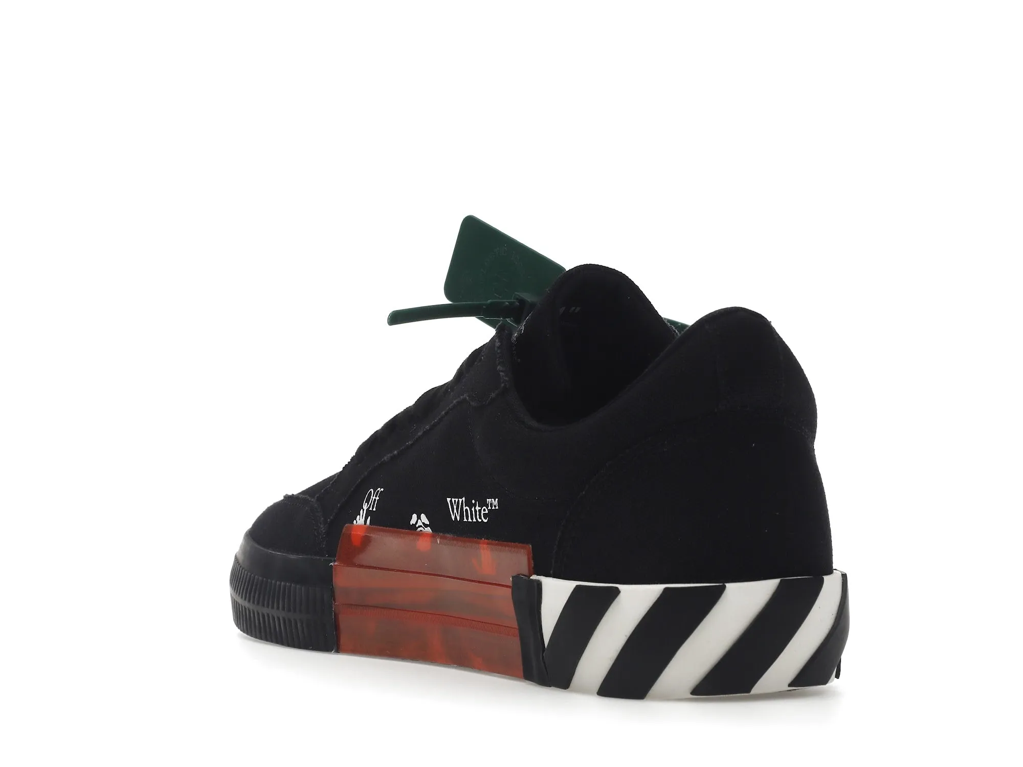 OFFWHITE VULC LOW CANVAS BLACK WHITE