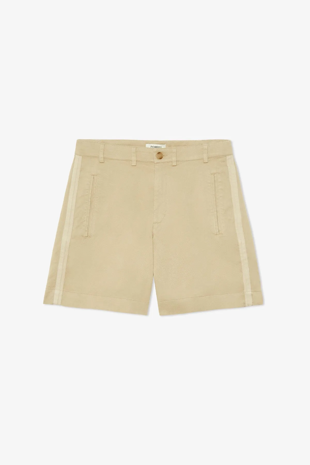 OLIVE HERRINGBONE SHORT