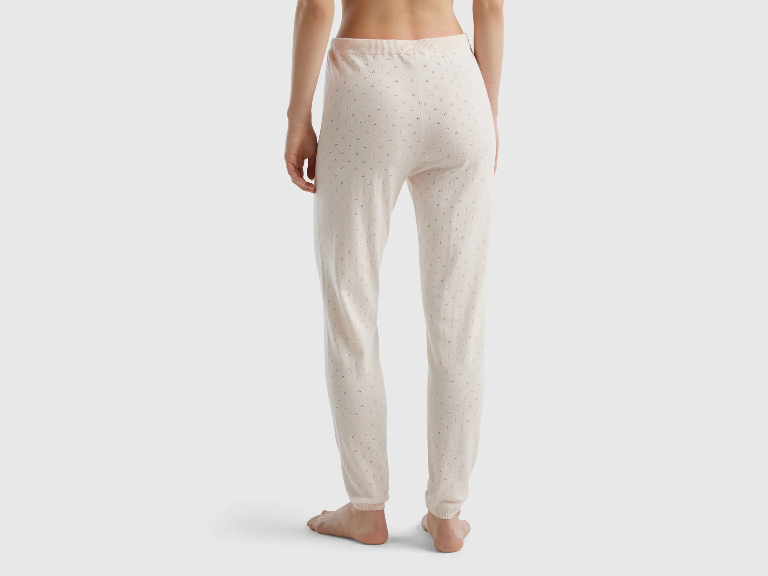 Pantalón de punto con cordón de ajuste