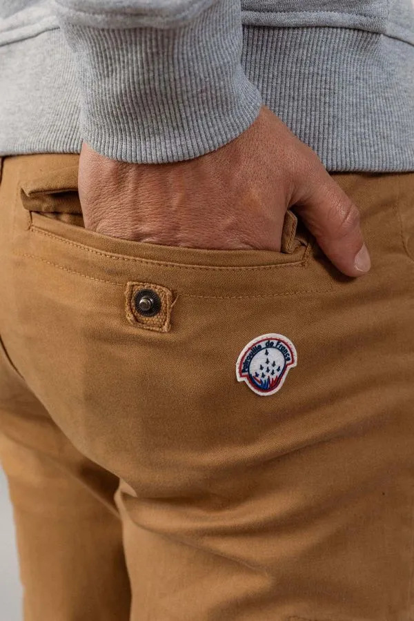 Pantalon Hombre Patrouille De France Largo Mahevan Camel
