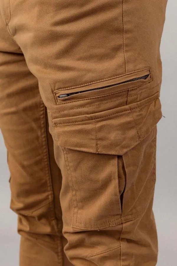 Pantalon Hombre Patrouille De France Largo Mahevan Camel