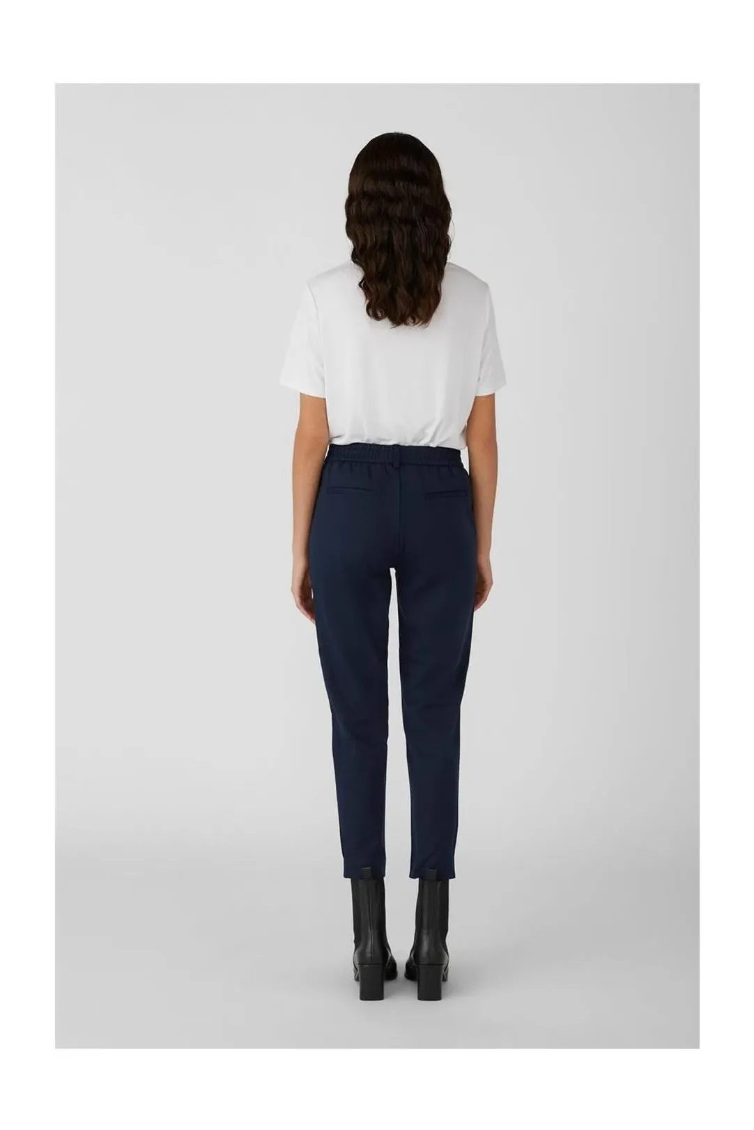 PANTALON TELA SLIM OBJLISA AZUL MARINO
