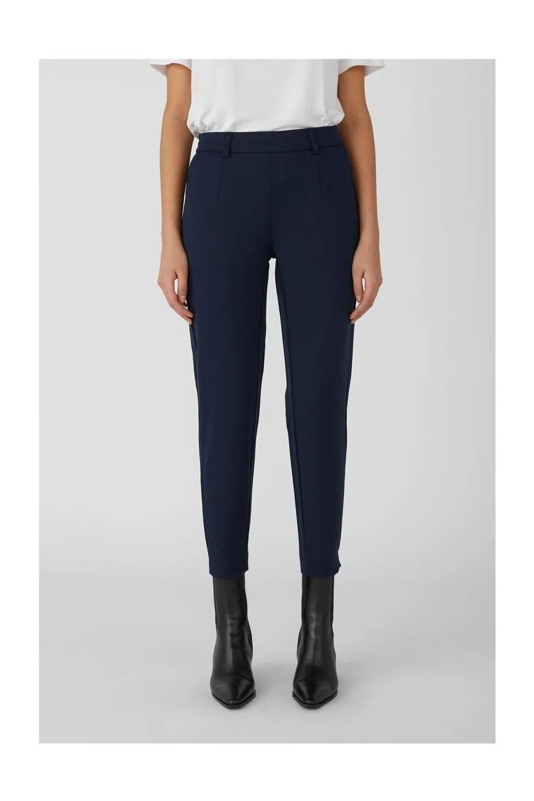 PANTALON TELA SLIM OBJLISA AZUL MARINO