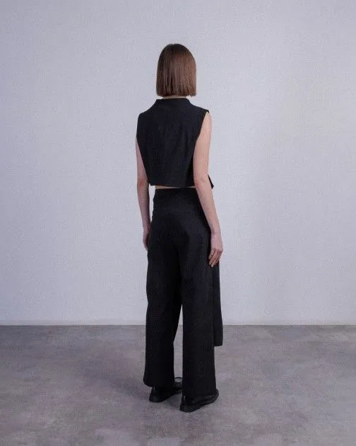 pantalones clásicos Ixos K24E70323 Negro