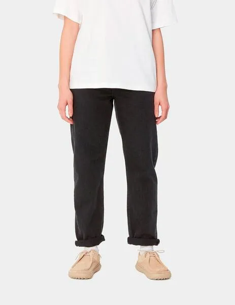 PANTALóN CARHARTT W' PIERCE  BLACK STONE WASHED