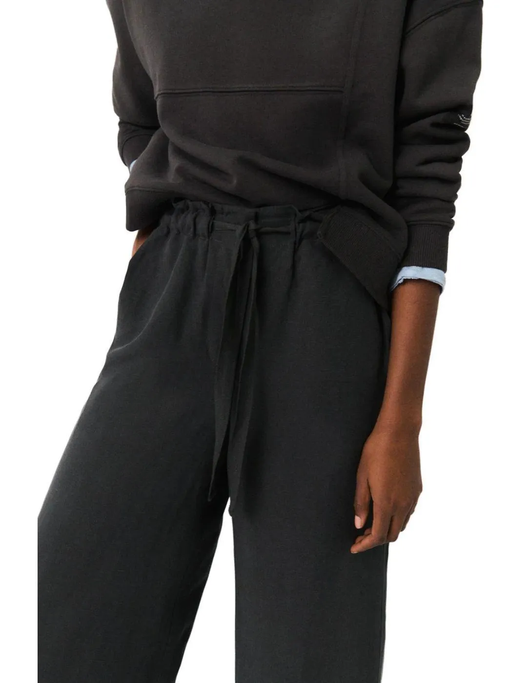 PANTALóN ECOALF NEGRO PARA MUJERA