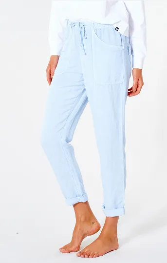 Pantalón fluido RIP CURL práctico y cómodo para Mujer Panoma Mid Blue Ref. GPABN9 azul cieloo