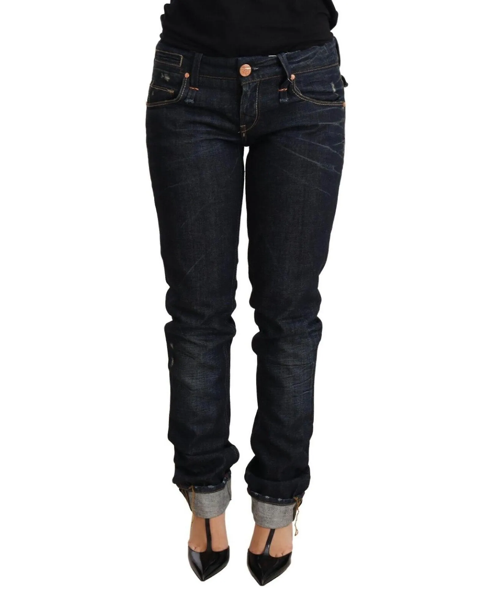 Pantalón vaquero Acht Dark Folded Dub Fit Slim Fit