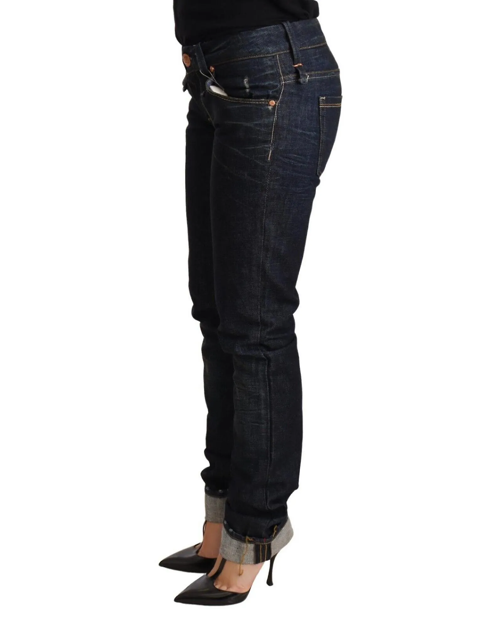 Pantalón vaquero Acht Dark Folded Dub Fit Slim Fit