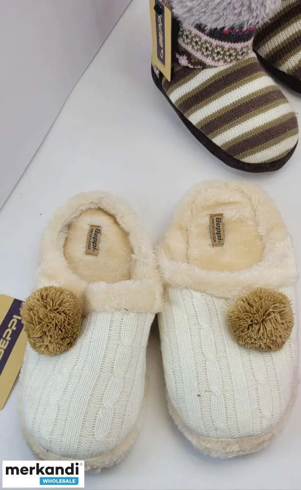 Pantuflas, hombres, mujeres y niños, nuevos artículos también beppi diferentes tallas