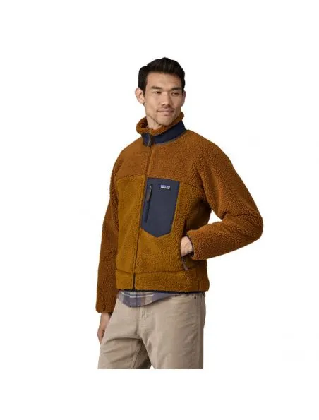 PATAGONIA CHAQUETA CLASSIC RETROX FLEECE HOMBRE SHELTER BROWN
