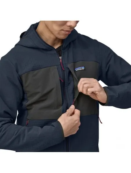 PATAGONIA Chaqueta R2 Techface Hoody Hombre New Navy