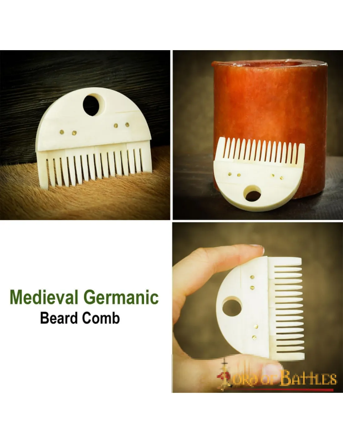Peine medieval para barbas
