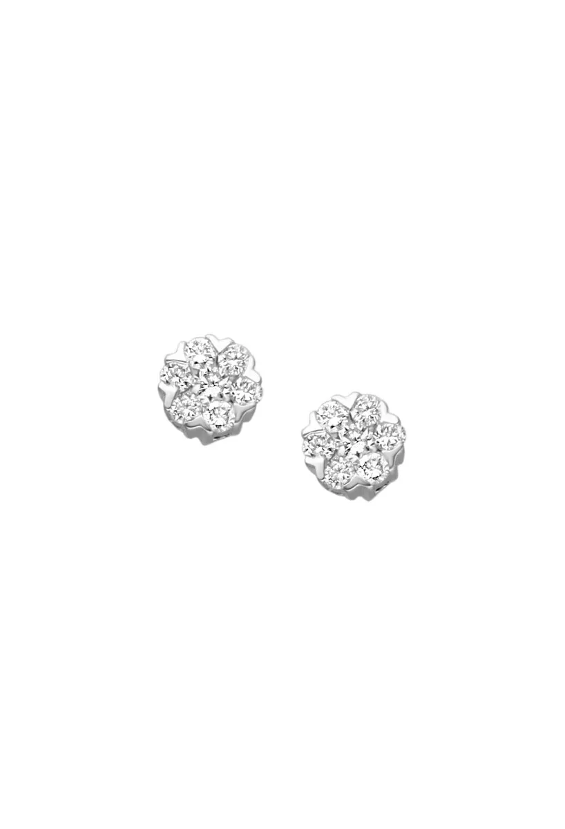 PENDIENTES ORO BLANCO Y DIAMANTES 243_24700186