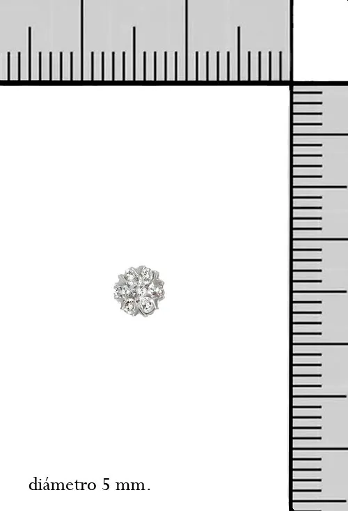 PENDIENTES ORO BLANCO Y DIAMANTES 243_24700186