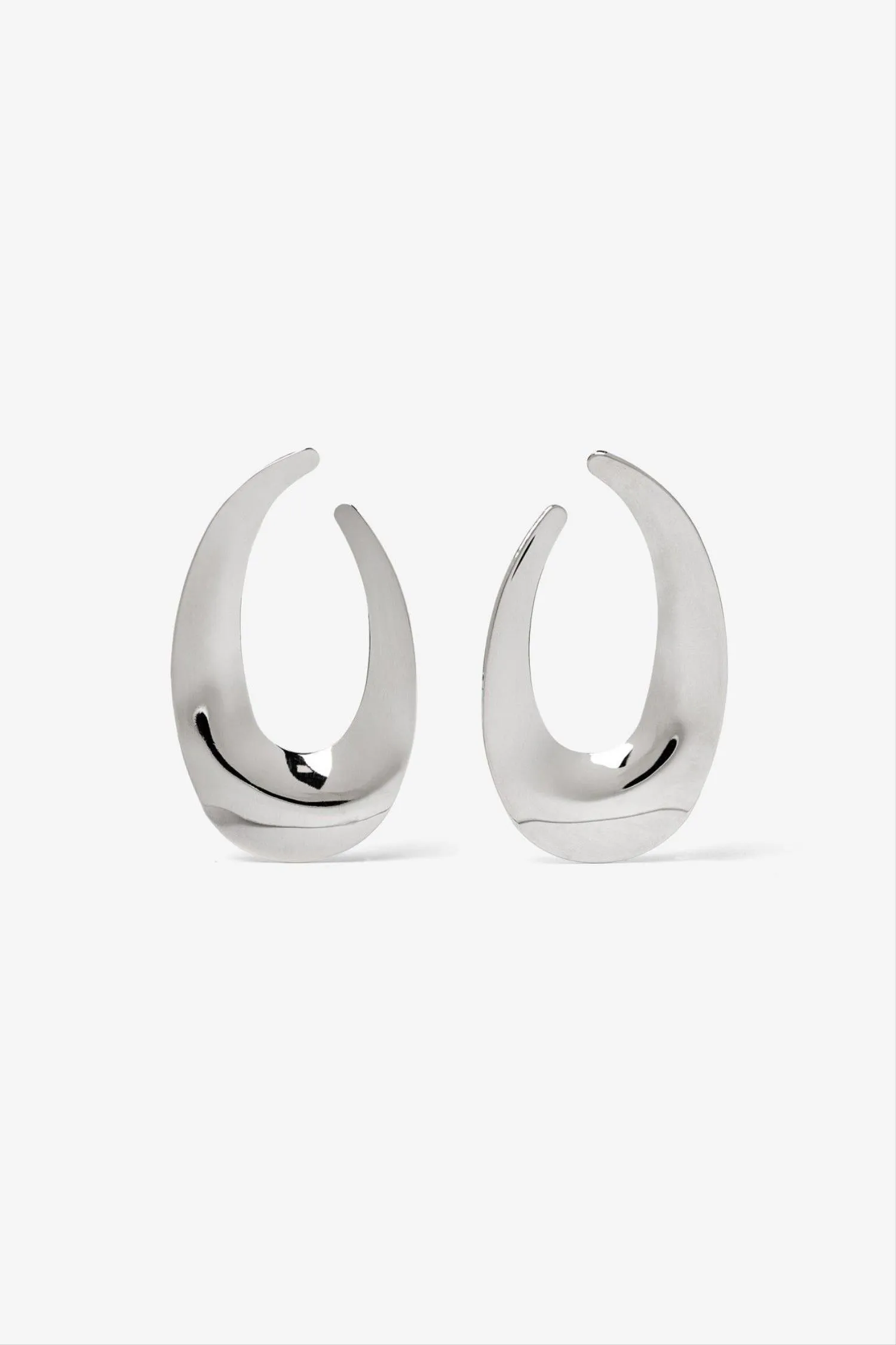 Pendientes Ovalados Vilanova Plata