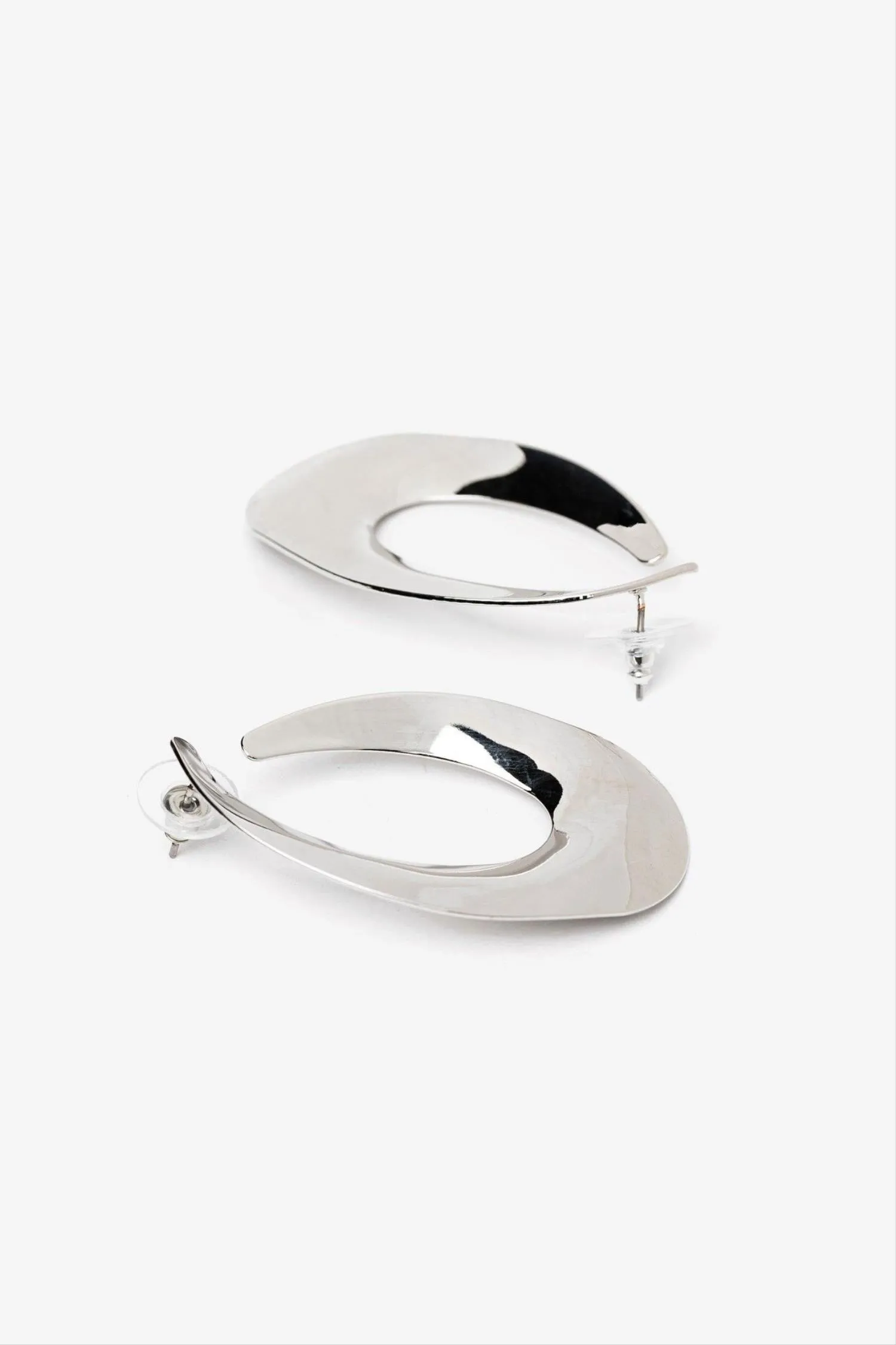Pendientes Ovalados Vilanova Plata