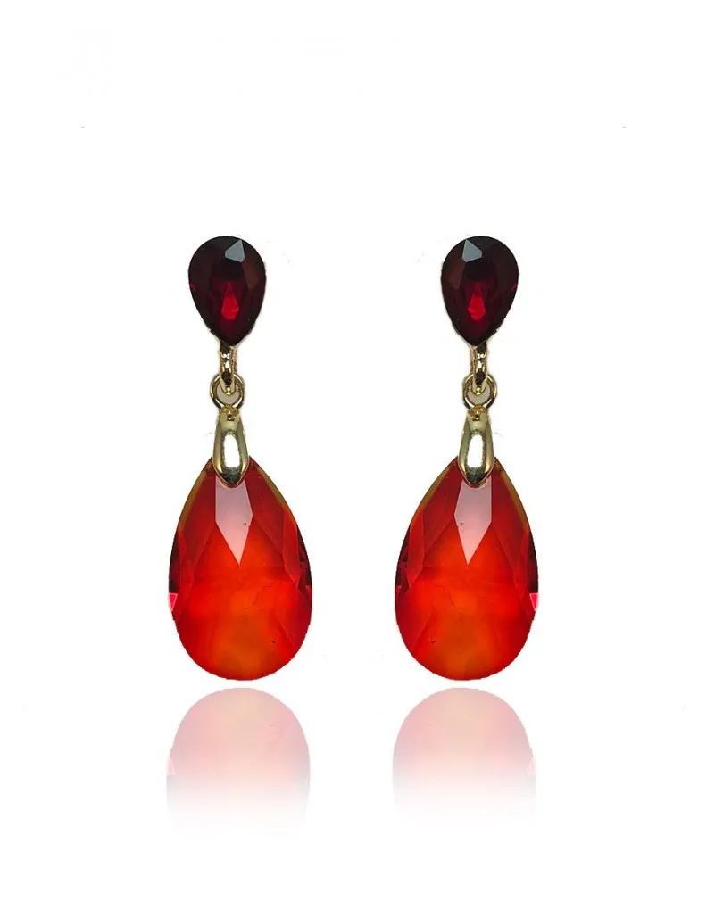 PENDIENTES PARA MUJER NARANJAS PARA BODAS