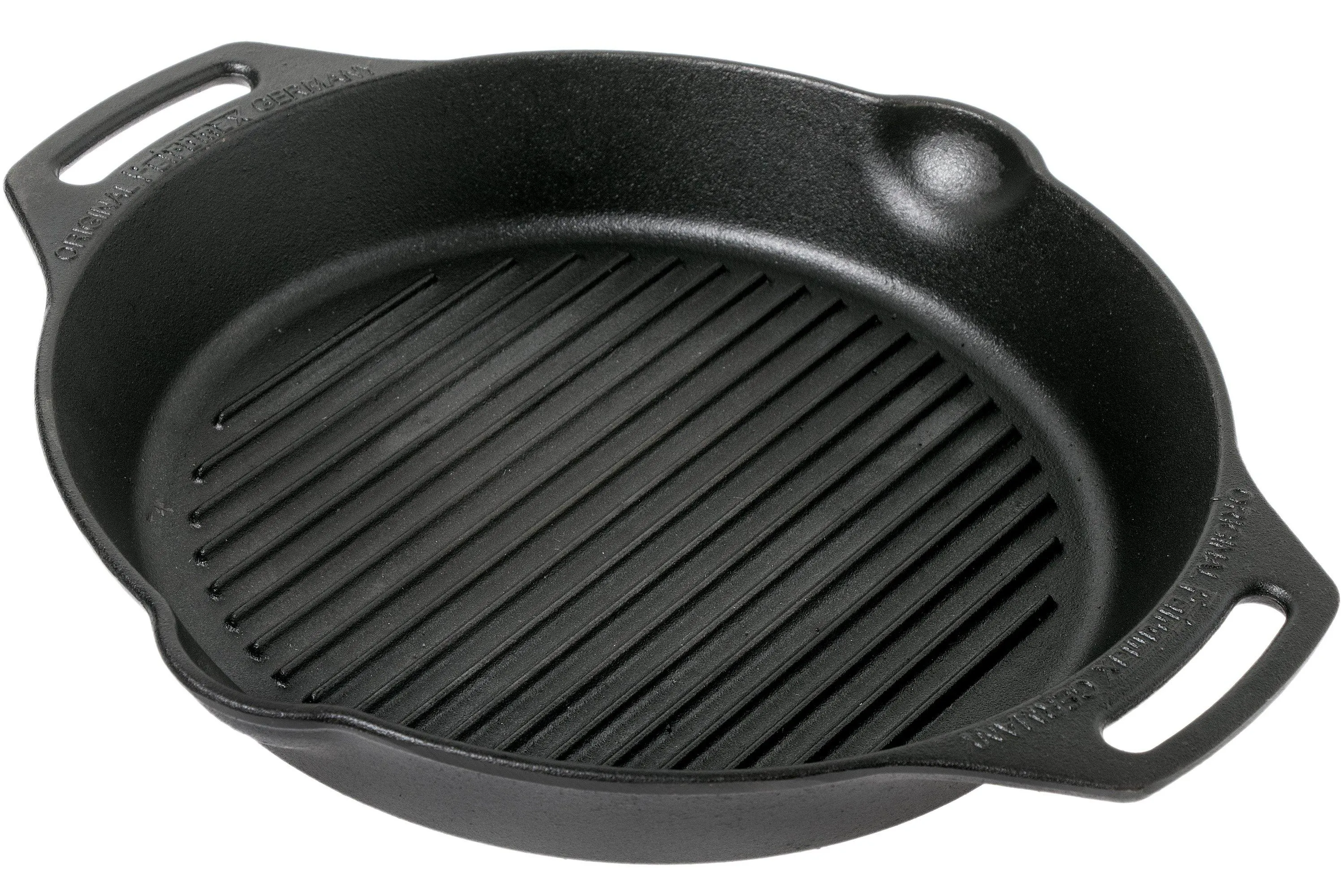 Petromax parrilla/ sartén 30 cm con dos mangos, hierro fundido