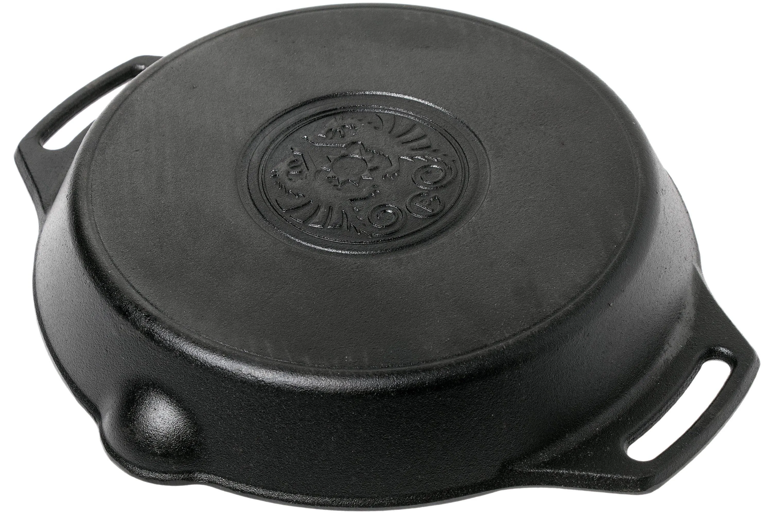 Petromax parrilla/ sartén 30 cm con dos mangos, hierro fundido