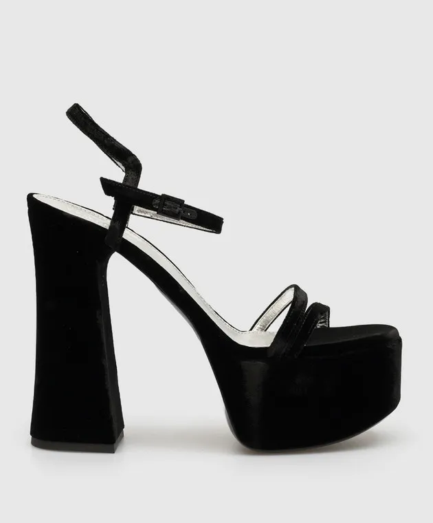 Philosophy di Lorenzo Serafini Black sandals