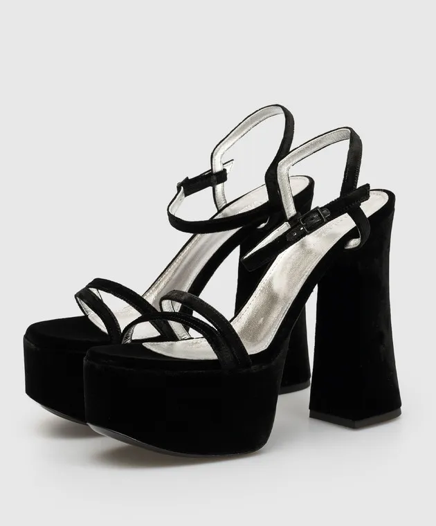Philosophy di Lorenzo Serafini Black sandals
