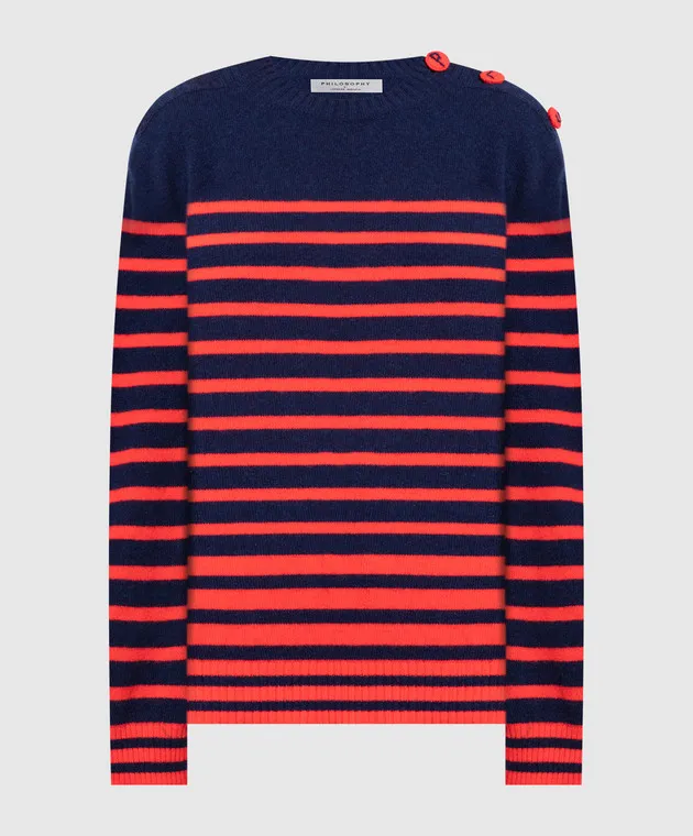 Philosophy di Lorenzo Serafini Striped wool and cashmere sweater