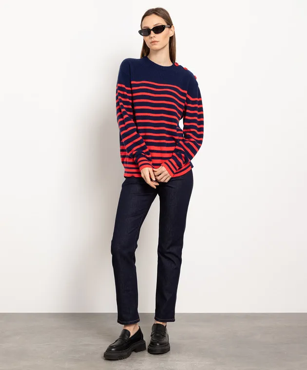 Philosophy di Lorenzo Serafini Striped wool and cashmere sweater