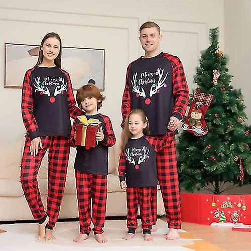 Pijamas de Navidad Set Hombre Damas Y Niños