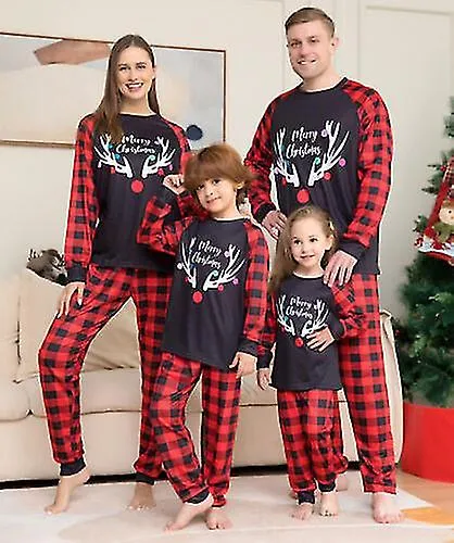Pijamas de Navidad Set Hombre Damas Y Niños