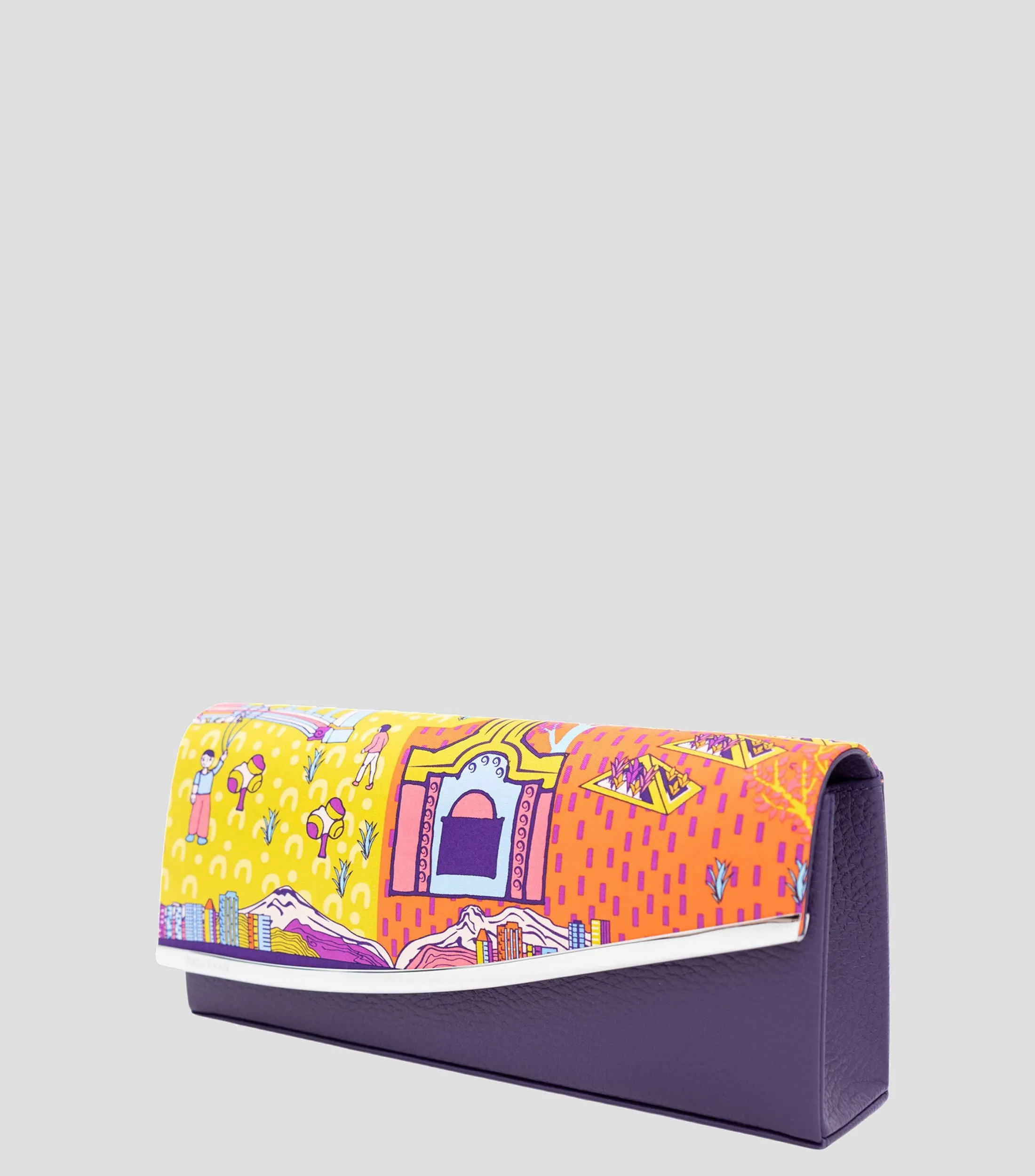 Pineda Covalin Bolso Clutch con estampado Mi Ciudad Mujer