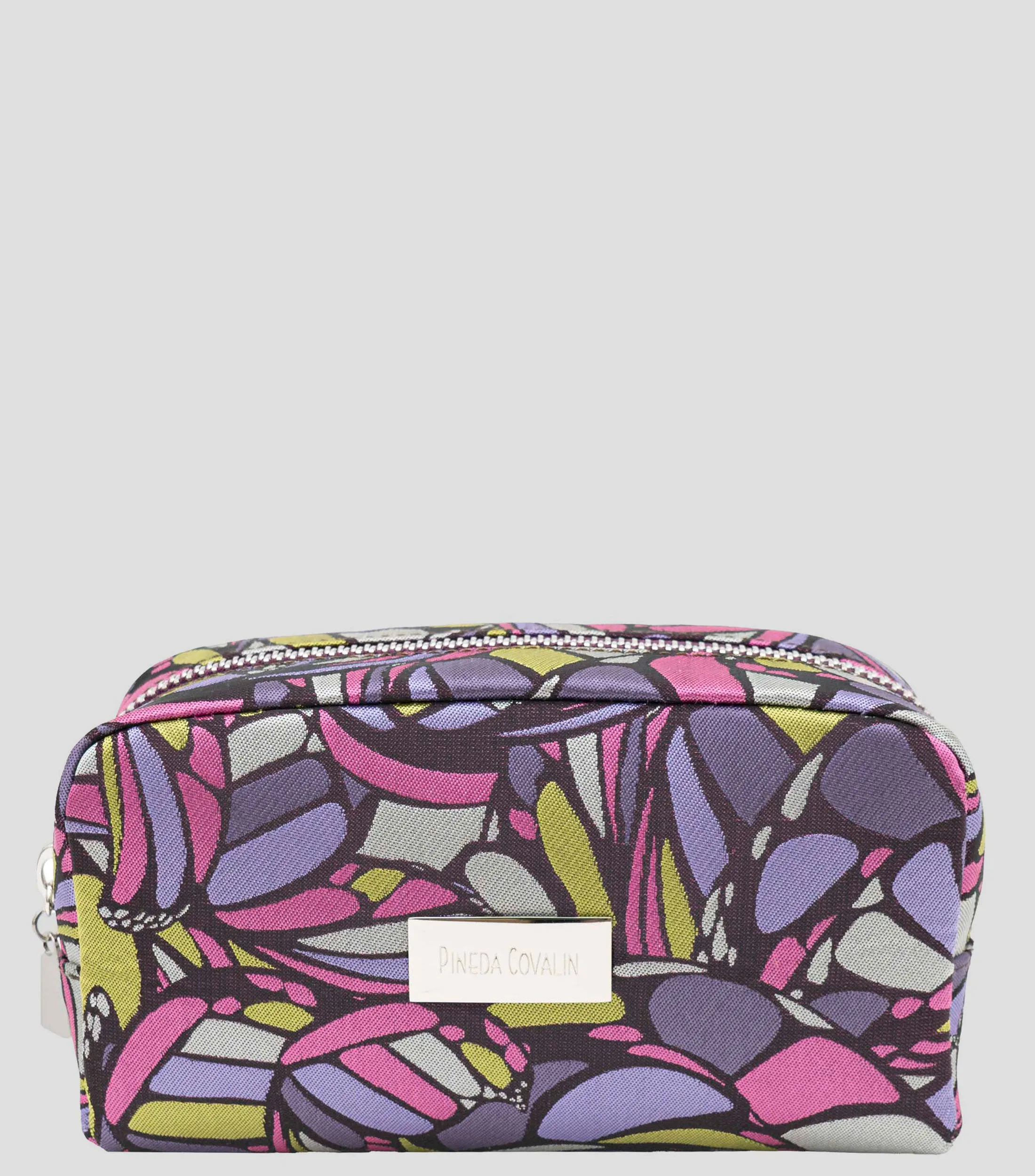 Pineda Covalin Cosmetiquera multicolor con mariposa abstracta Mujer