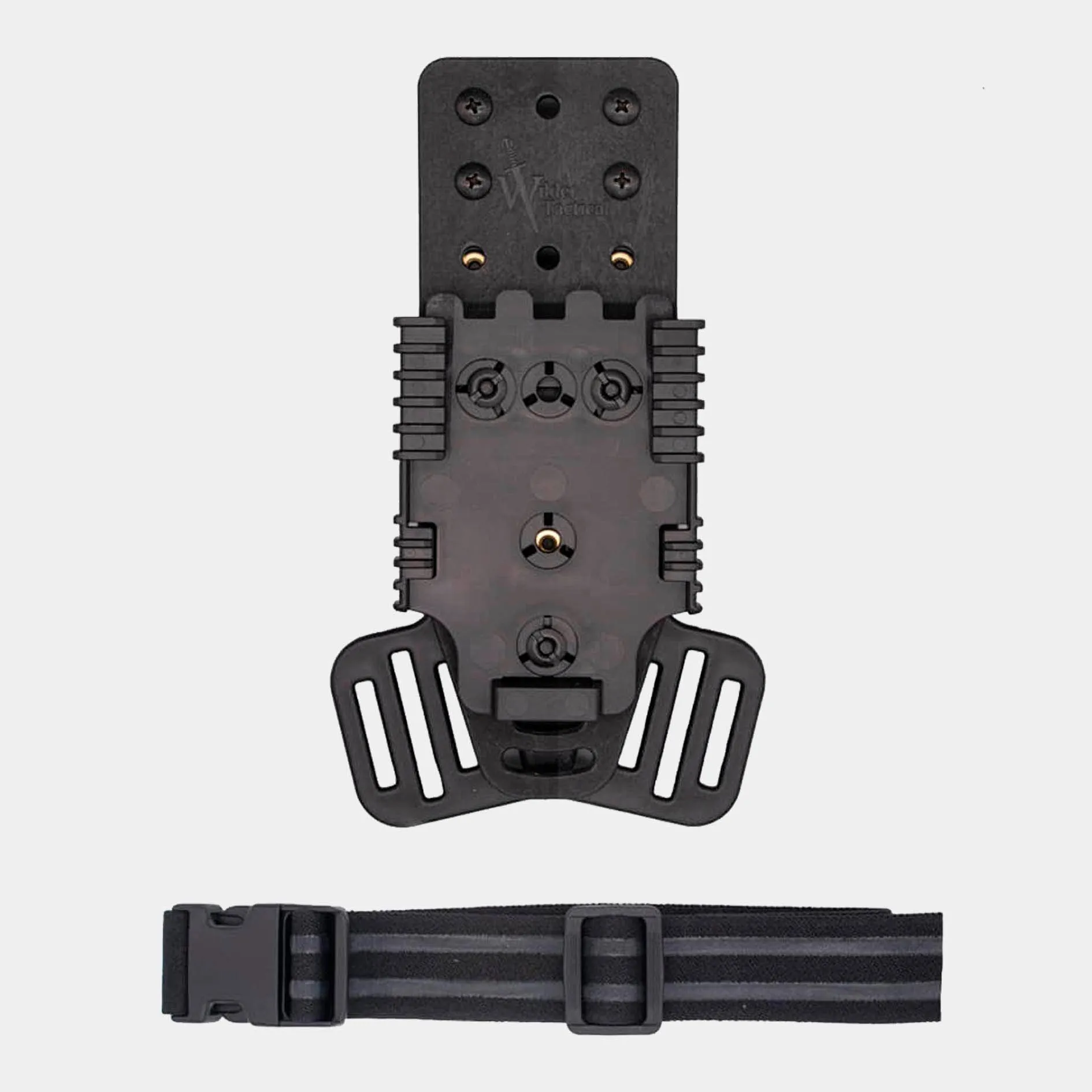 PLATAFORMA MHP CON ADAPTADOR PARA LEG STRAP Y QLS / MHP ADAPTER  WILDER TACTICAL