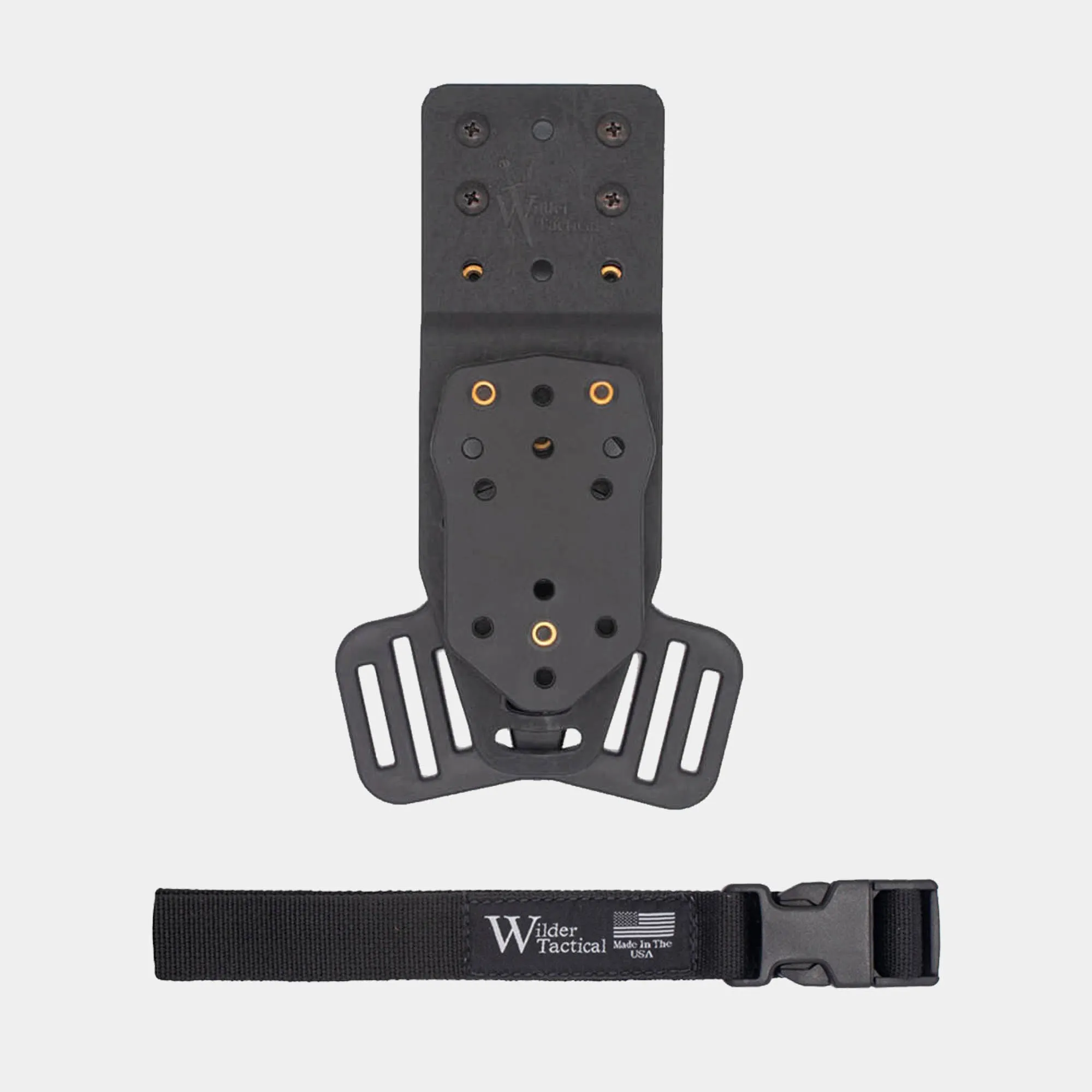 PLATAFORMA MHP CON ADAPTADOR PARA LEG STRAP Y QLS / MHP ADAPTER  WILDER TACTICAL